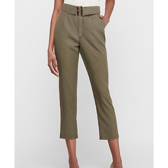 Express Pants & Jumpsuits Nwt Express Super High Waisted Belted